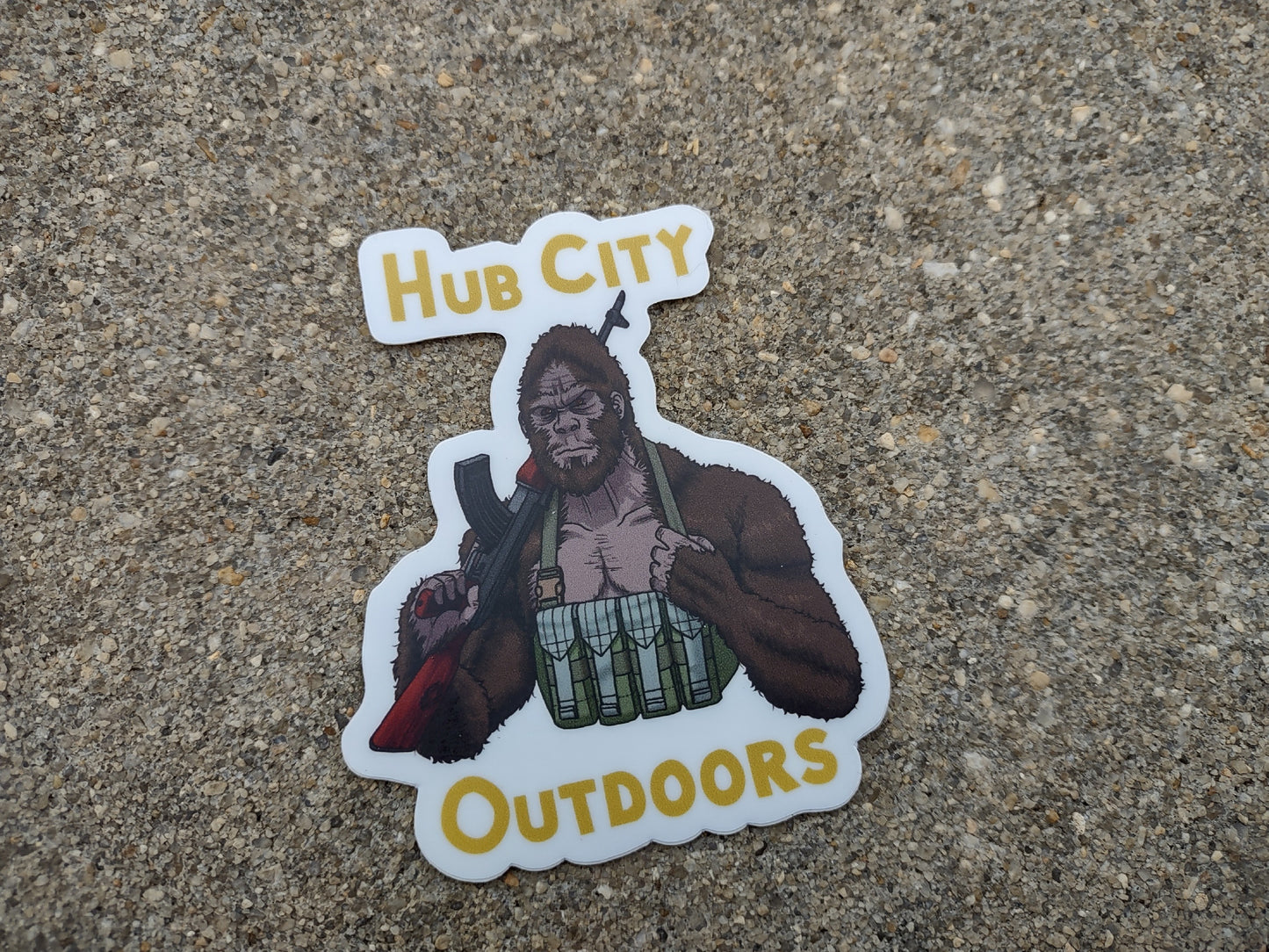 Kalashsquatch Sticker